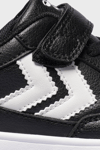 Hummel Logolu Bağcık ve Cırtlı Sneaker Unisex Çocuk Ayakkabı 900713-2001 SİYAH