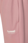 Hummel Logolu Pamuk Karışımlı Regular Fit Boru Paça Kız Çocuk Eşofman Altı 932324-3325 GÜL KURUSU
