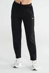 Hummel Logolu Pamuklu Regular Fit Normal Bel Düz Paça Bayan Eşofman Altı 932370-2001 SİYAH