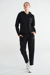 Hummel Logolu Pamuklu Regular Fit Normal Bel Düz Paça Bayan Eşofman Altı 932370-2001 SİYAH