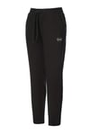 Hummel Logolu Pamuklu Regular Fit Normal Bel Düz Paça Bayan Eşofman Altı 932370-2001 SİYAH
