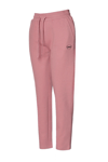 Hummel Logolu Pamuklu Regular Fit Normal Bel Düz Paça Bayan Eşofman Altı 932370-3325 PEMBE