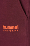 Hummel Logolu Pamuklu Regular Fit Ribanalı Paça Kız Çocuk Eşofman Altı 932336-3858 BORDO
