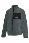 Hummel Logolu Regular Fit Dik Yaka Fermuarlı Polar Erkek Sweat 922361-7319 GRİ