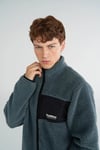 Hummel Logolu Regular Fit Dik Yaka Fermuarlı Polar Erkek Sweat 922361-7319 GRİ