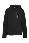 Hummel Logolu Regular Fit Kapüşonlu Fermuarlı Erkek Çocuk Sweat 922386-2001 SİYAH