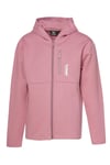 Hummel Logolu Regular Fit Kapüşonlu Fermuarlı Kız Çocuk Sweat 922351-3325 GÜL KURUSU