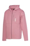 Hummel Logolu Regular Fit Kapüşonlu Fermuarlı Kız Çocuk Sweat 922351-3325 GÜL KURUSU