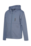 Hummel Logolu Regular Fit Kapüşonlu Fermuarlı Erkek Çocuk Sweat 922386-8588 İNDİGO