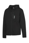 Hummel Logolu Regular Fit Kapüşonlu Fermuarlı Erkek Çocuk Sweat 922386-2001 SİYAH