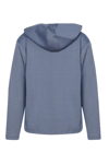 Hummel Logolu Regular Fit Kapüşonlu Fermuarlı Erkek Çocuk Sweat 922386-8588 İNDİGO