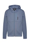 Hummel Logolu Regular Fit Kapüşonlu Fermuarlı Erkek Çocuk Sweat 922386-8588 İNDİGO