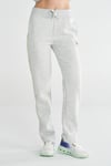 Hummel Logolu Regular Fit Normal Bel Düz Paça Bayan Eşofman Altı 932314-9098 GRİ
