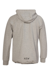 Hummel Logolu Streç Pamuklu Regular Fit Kapüşonlu Erkek Sweat 980343-2006 GRİ MELANJ