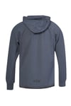 Hummel Logolu Streç Pamuklu Regular Fit Kapüşonlu Erkek Sweat 980343-8588 İNDİGO