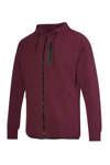 Hummel Logolu Streç Pamuklu Regular Fit Kapüşonlu Erkek Sweat 980343-3858 BORDO