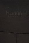 Hummel Logolu Streç Slim Fit Yüksek Bel İspanyol Paça Bayan Eşofman Altı 932317-2001 SİYAH