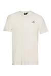 Hummel Minimal Nakışlı % 100 Pamuk Bisiklet Yaka Erkek T Shirt 912122-9003 BEYAZ