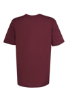Hummel Minimal Nakışlı % 100 Pamuk Bisiklet Yaka Erkek T Shirt 912122-3858 BORDO