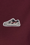 Hummel Minimal Nakışlı % 100 Pamuk Bisiklet Yaka Erkek T Shirt 912122-3858 BORDO