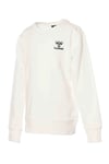 Hummel Pamuk Karışımlı Regular Fit Bisiklet Yaka Unisex Çocuk Sweat 921893-9003 BEYAZ