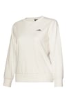 Hummel Pamuklu Regular Fit Bisiklet Yaka Bayan Sweat 922173-9003 BEYAZ