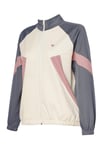 Hummel Pamuklu Regular Fit Dik Yaka Fermuarlı Bayan Sweat 922403-9157 EKRU-GRİ