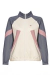 Hummel Pamuklu Regular Fit Dik Yaka Fermuarlı Bayan Sweat 922403-9157 EKRU-GRİ