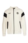 Hummel Pamuklu Regular Fit Kapüşon Yaka Fermuarlı Erkek Sweat 922399-9157 EKRU
