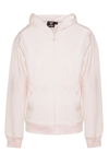 Hummel Pamuklu Regular Fit Kapüşonlu Fermuarlı Unisex Çocuk Sweat 921599-9877 PEMBE