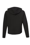 Hummel Pamuklu Regular Fit Kapüşonlu Fermuarlı Bayan Sweat 922436-2001 SİYAH