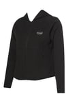 Hummel Pamuklu Regular Fit Kapüşonlu Fermuarlı Bayan Sweat 922436-2001 SİYAH