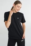 Hummel Pamuklu Regular Fit Logolu Bisiklet Yaka Kadın T Shirt 912261-2001 SİYAH
