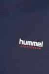 Hummel Pamuklu Regular Fit Logolu Bisiklet Yaka Erkek T Shirt 912375-7459 LACİVERT