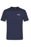 Hummel Pamuklu Regular Fit Logolu Bisiklet Yaka Erkek T Shirt 912375-7459 LACİVERT