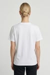 Hummel Pamuklu Regular Fit Logolu Bisiklet Yakak Kadın T Shirt 912261-9001 BEYAZ