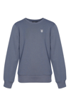Hummel Pamuklu Regular Fit Logolu Bisiklet Yaka Unisex Çocuk Sweat 922379-8588 MAVİ