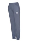 Hummel Pamuklu Regular Fit Normal Bel Lastikli Paça Unisex Çocuk Eşofman Altı 931613-8588 İNDİGO