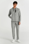 Hummel Pamuklu Regular Fit Normal Bel Boru Paça Erkek Eşofman Altı 980344-2006 GRİ MELANJ