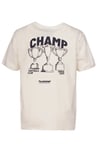 Hummel Pamuklu Regular Fit Sırt Baskılı Bisiklet Yaka Erkek Çocuk T Shirt 912306-9157 EKRU