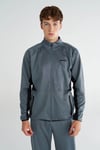 Hummel Regular Fit Dik Yaka Logolu Fermuarlı Erkek Sweat 922388-7319 GRİ