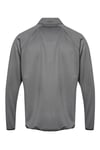 Hummel Regular Fit Dik Yaka Logolu Fermuarlı Erkek Sweat 922388-7319 GRİ