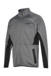 Hummel Regular Fit Dik Yaka Logolu Fermuarlı Erkek Sweat 922388-7319 GRİ