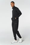 Hummel Regular Fit Logo Baskılı Dik Yaka Kanguru Cepli Erkek Eşofman Üstü 921678-2001 SİYAH