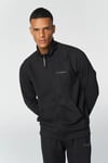 Hummel Regular Fit Logo Baskılı Dik Yaka Kanguru Cepli Erkek Eşofman Üstü 921678-2001 SİYAH