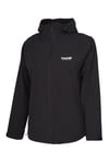 Hummel Regular Fit Logo Baskılı Kapüşon Yaka Kadın Yağmurluk 940280-2001 SİYAH