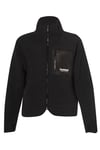 Hummel Relaxed Fit Dik Yaka Fermuarlı Polar Bayan Sweat 922363-2001 SİYAH