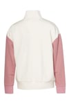 Hummel Renk Bloklu Regular Fit Yarım Fermuarlı Dik Yaka Kız Çocuk Sweat 922390-3325 EKRU-PUDRA