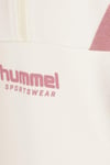 Hummel Renk Bloklu Regular Fit Yarım Fermuarlı Dik Yaka Kız Çocuk Sweat 922390-3325 EKRU-PUDRA
