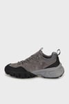 Humtto Deri Karışımlı Bağcıklı Sneaker Bayan Ayakkabı 679-350354B2 KOYU GRİ